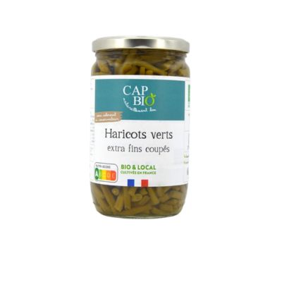 HARICOTS VERTS EXTRA FINS BIO 660G