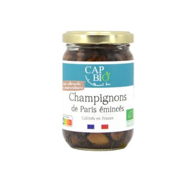 CHAMPIGNONS DE PARIS EMINCES BIO 180G