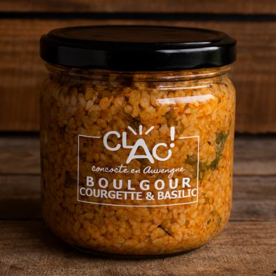 BOULGOUR COURGETTES ET BASILIC BIO 350G