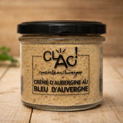 CREME D'AUBERGINE AU BLEU D'AUVERGNE BIO 100G
