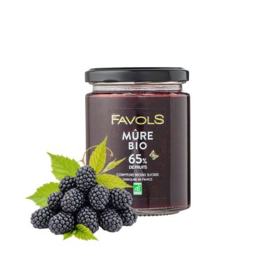 CONFITURE DE MURE BIO MOINS SUCREE 310G