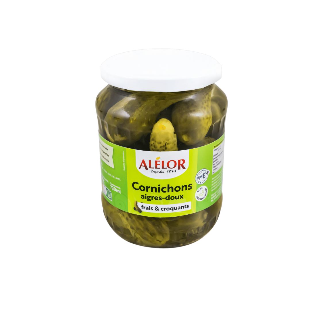CORNICHONS AIGRE-DOUX 72CL