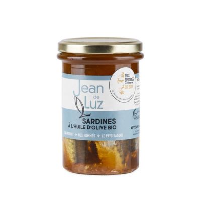 SARDINES HUILE D'OLIVE BIO 270G